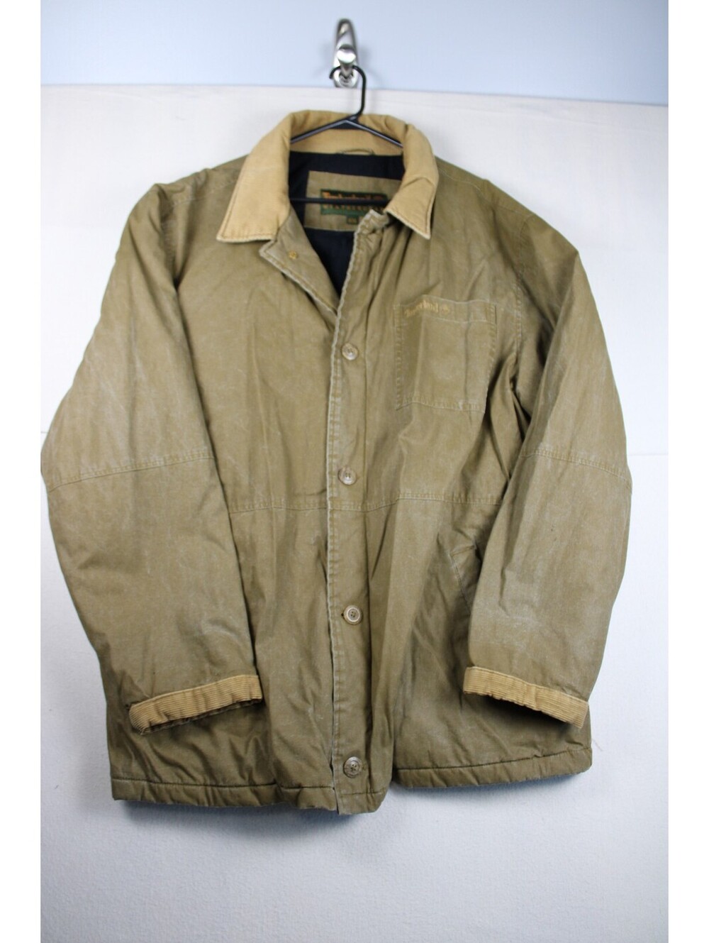 Vintage 90s Timberland Weathergear Canvas Chore Jacket Barn Coat Brown XXL